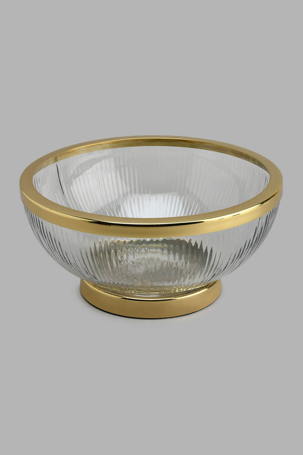 Redtag-Gold-Decorative-Glass-Bowl-Colour:Gold,-Filter:Home-Decor,-HMW-HOM-Serving-Dish,-New-In,-New-In-HMW-HOM,-Non-Sale,-S22B,-Section:Homewares-Home-Decor-
