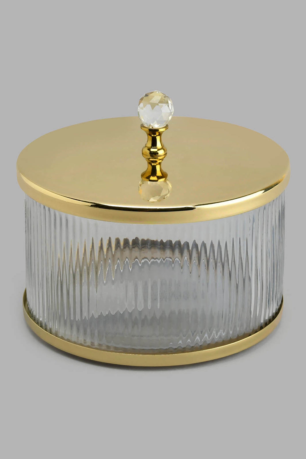 Redtag-Gold-Ribbed-Jewellery-Box-Colour:Gold,-Filter:Home-Decor,-HMW-HOM-Fashion-Box,-New-In,-New-In-HMW-HOM,-Non-Sale,-S22B,-Section:Homewares-Home-Decor-