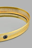 Redtag-Gold-Ribbed-Oval-Tray-With-Mirror-Trays-Home-Decor-