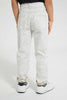 Redtag-White-Reverse-Print-Jean-Jeans-Jogger-Fit-Boys-2 to 8 Years