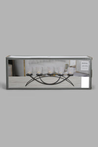 Redtag-Black-Decorative-Candleholder-Set(5Piece)-Trays-Home-Decor-