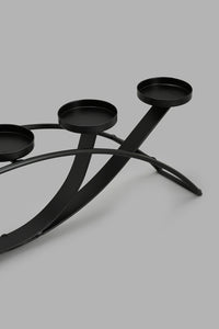 Redtag-Black-Decorative-Candleholder-Set(5Piece)-Trays-Home-Decor-