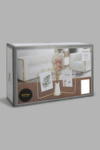 تنزيل الصورة على معرض الصور، Redtag-Gold-Frame-&amp;-Flower-Gift-Set-Trays-Home-Decor-
