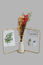 تنزيل الصورة على معرض الصور، Redtag-Gold-Frame-&amp;-Flower-Gift-Set-Trays-Home-Decor-
