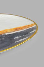 Load image into Gallery viewer, Redtag-Gold-Band-Gradient-Oval-Platter-Platter-Home-Dining-
