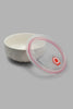 Redtag-White-Embossed-Porcelain-Food-Storage-Food-Storage-Home-Dining-