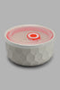 Redtag-White-Embossed-Porcelain-Food-Storage-Food-Storage-Home-Dining-