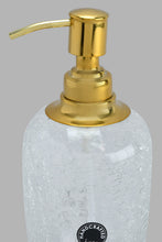 Load image into Gallery viewer, Redtag-Gold-Crackle-Glass-Lotion-Dispenser-Lotion-Dispenser-Home-Bathroom-
