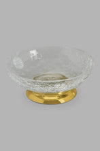 Load image into Gallery viewer, Redtag-Gold-Crackle-Glass-Soap-Dish-Soap-Dishes-Home-Bathroom-
