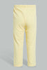 Yellow Sweet And Sleepy Pyjama Set For Baby Girls (2 Piece)