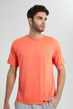 تنزيل الصورة على معرض الصور، Redtag-Orange-Oversize-T-Shirt-All-Over-Prints-Men&#39;s-
