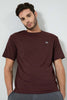 Redtag-Burgundy-Oversize-T-Shirt-All-Over-Prints-Men's-