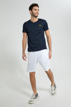 تنزيل الصورة على معرض الصور، Redtag-White-Shorts-Active-Shorts-Men&#39;s-
