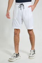 تنزيل الصورة على معرض الصور، Redtag-White-Shorts-Active-Shorts-Men&#39;s-
