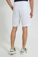 تنزيل الصورة على معرض الصور، Redtag-White-Shorts-Active-Shorts-Men&#39;s-
