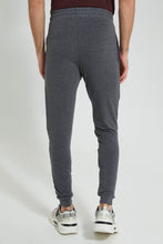 تنزيل الصورة على معرض الصور، Redtag-Dark-Grey-Biker-Track-Joggers-Men&#39;s-
