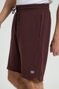 Redtag-Burgundy-Shorts-Active-Shorts-Men's-