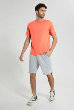 تنزيل الصورة على معرض الصور، Redtag-Grey-Shorts-Active-Shorts-Men&#39;s-
