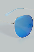 Load image into Gallery viewer, Redtag-Silver-Aviator-Sunglasses-For-Boys-BOY-Sunglasses,-Colour:Silver,-Filter:Boys-Accessories,-New-In,-New-In-BOY-ACC,-Non-Sale,-S22B-Boys-
