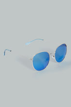 Load image into Gallery viewer, Redtag-Silver-Aviator-Sunglasses-For-Boys-BOY-Sunglasses,-Colour:Silver,-Filter:Boys-Accessories,-New-In,-New-In-BOY-ACC,-Non-Sale,-S22B-Boys-
