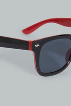 تنزيل الصورة على معرض الصور، Redtag-Black-And-Red-Wayfarer-Sunglasses-For-Boys-BOY-Sunglasses,-Colour:Black,-Colour:Red,-Filter:Boys-Accessories,-New-In,-New-In-BOY-ACC,-Non-Sale,-S22B-Boys-
