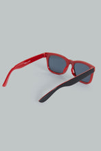 تنزيل الصورة على معرض الصور، Redtag-Black-And-Red-Wayfarer-Sunglasses-For-Boys-BOY-Sunglasses,-Colour:Black,-Colour:Red,-Filter:Boys-Accessories,-New-In,-New-In-BOY-ACC,-Non-Sale,-S22B-Boys-
