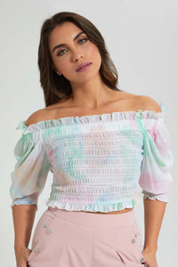 Redtag-Assorted-Ruffled-Top-Colour:Assorted,-Filter:Women's-Clothing,-Limited-Edition-Tops,-New-In,-New-In-Women,-Non-Sale,-S22B,-Section:Women-Women's-