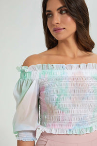 Redtag-Assorted-Ruffled-Top-Colour:Assorted,-Filter:Women's-Clothing,-Limited-Edition-Tops,-New-In,-New-In-Women,-Non-Sale,-S22B,-Section:Women-Women's-