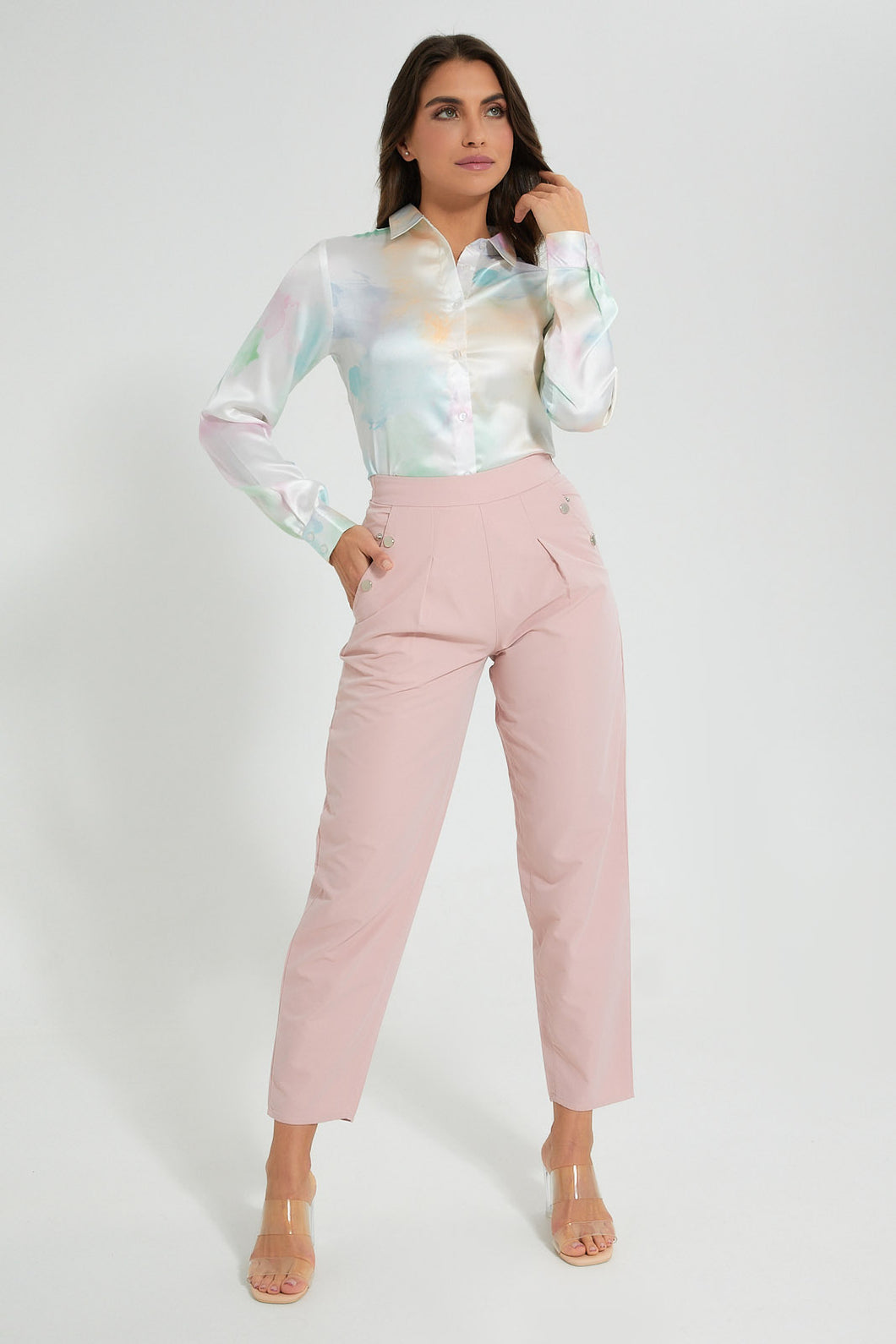 Redtag-Assorted-Collared-Longsleeve-Top-Colour:Assorted,-Filter:Women's-Clothing,-Limited-Edition-Blouses,-New-In,-New-In-Women,-Non-Sale,-S22B,-Section:Women-Women's-