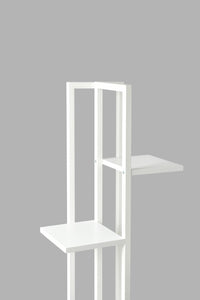 Redtag-White-Plant-Stand-With-3-Layers-Shelves-Home-Decor-