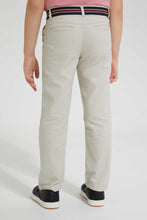 Load image into Gallery viewer, Redtag-Beige-Belted-Chino-Chinos-Boys-2 to 8 Years
