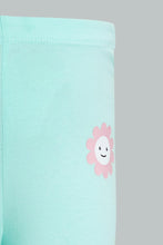 تنزيل الصورة على معرض الصور، Redtag-Assorted-2Pcs-Pack-Floral-Print-Legging-Leggings-Infant-Girls-3 to 24 Months
