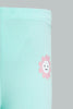 Redtag-Assorted-2Pcs-Pack-Floral-Print-Legging-Leggings-Infant-Girls-3 to 24 Months