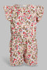 Redtag-Multicolour-All-Over-Print-Jumpsuits-Infant-Girls-3 to 24 Months