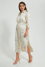 تنزيل الصورة على معرض الصور، Redtag-Assorted-Collared-3/4-Sleeve-Maxi-Dress-Colour:Assorted,-Filter:Women&#39;s-Clothing,-Limited-Edition-Dresses,-New-In,-New-In-Women,-Non-Sale,-S22B,-Section:Women-Women&#39;s-
