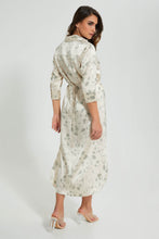 تنزيل الصورة على معرض الصور، Redtag-Assorted-Collared-3/4-Sleeve-Maxi-Dress-Colour:Assorted,-Filter:Women&#39;s-Clothing,-Limited-Edition-Dresses,-New-In,-New-In-Women,-Non-Sale,-S22B,-Section:Women-Women&#39;s-
