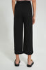 Redtag-Black-Jacquard-Culottes-With-Belt-Trousers-Senior-Girls-9 to 14 Years