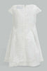 Redtag-Lace-Front-Pleats-Dress-Dresses-Infant-Girls-3 to 24 Months