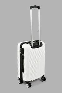 Redtag-White-Luggage-Trolley--20"-White-Hard-Luggage-Travel-Accessories-