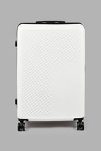 Load image into Gallery viewer, Redtag-White-Luggage-Trolley-24&quot;-White-Hard-Luggage-Travel-Accessories-
