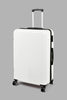 Redtag-White-Luggage-Trolley-24"-White-Hard-Luggage-Travel-Accessories-