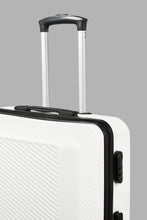 Load image into Gallery viewer, Redtag-White-Luggage-Trolley-24&quot;-White-Hard-Luggage-Travel-Accessories-
