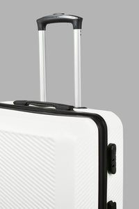 Redtag-White-Luggage-Trolley-24"-White-Hard-Luggage-Travel-Accessories-