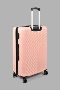 Redtag-Pink-Luggage-Trolley-24"-Pink-Hard-Luggage-Travel-Accessories-