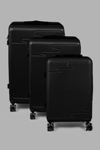 تنزيل الصورة على معرض الصور، Redtag-Black-Luggage-Trolley--20&quot;-Black-Hard-Luggage-Travel-Accessories-
