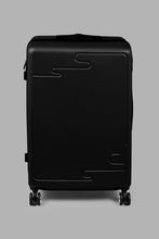 تنزيل الصورة على معرض الصور، Redtag-Black-Luggage-Trolley-24&quot;-Black-Hard-Luggage-Travel-Accessories-
