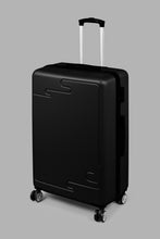 تنزيل الصورة على معرض الصور، Redtag-Black-Luggage-Trolley-24&quot;-Black-Hard-Luggage-Travel-Accessories-
