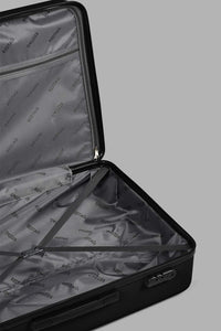 Redtag-Black-Luggage-Trolley-24"-Black-Hard-Luggage-Travel-Accessories-