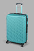 Redtag-Luggage-Trolley--(20-Inch)-Green-Hard-Luggage-Travel-Accessories-