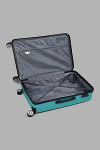 Redtag-Luggage-Trolley--(20-Inch)-Green-Hard-Luggage-Travel-Accessories-